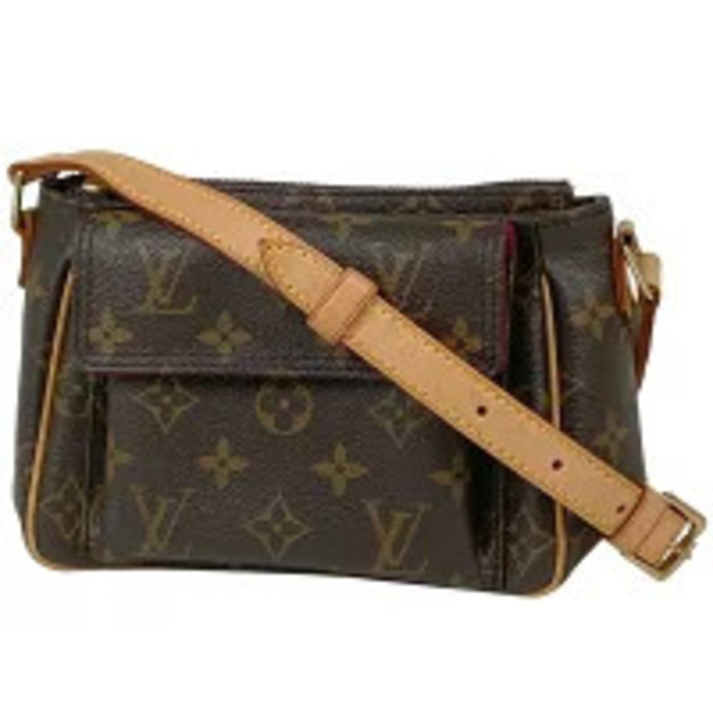 Louis Vuitton Viva Cite Crossbody Clutch Shoulder Bag Monogram Brown